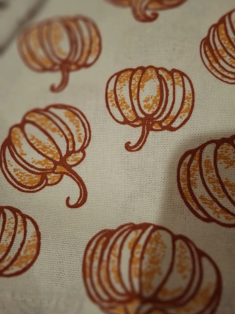 3 Fall Themed Kitchen Towels - Orange & Black